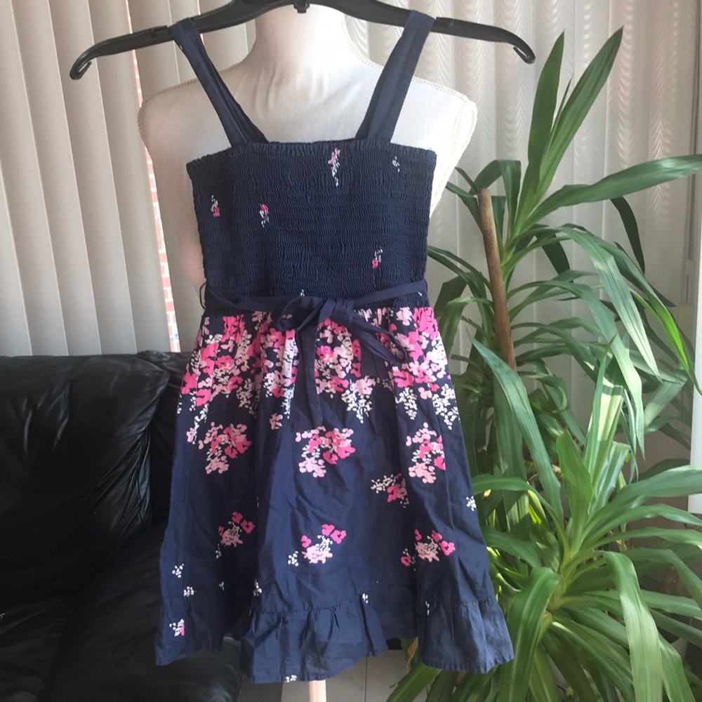Little Girl’s Floral, Sleeveless Dress